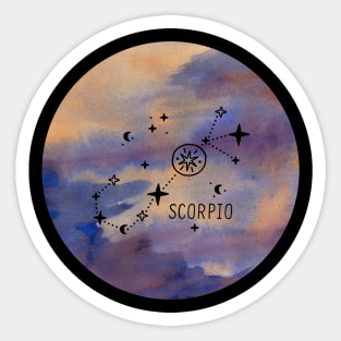 Scorpio Zodiac Sticker